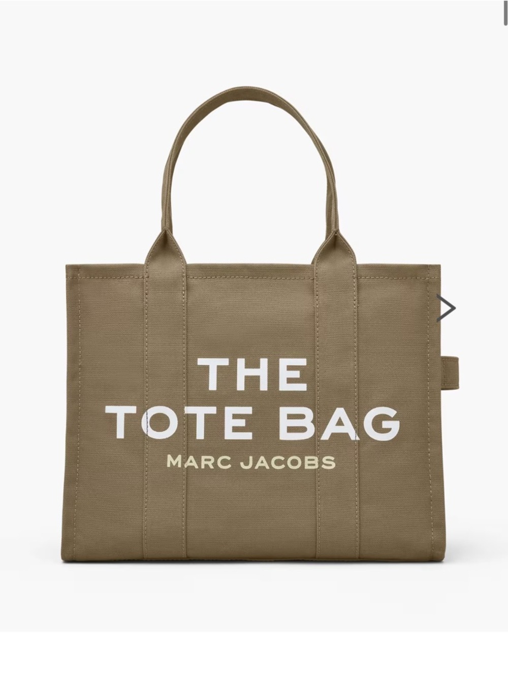 Marc Jacobs Olive Canvas Logo Tote
